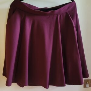 Torrid Plum Mini Skirt